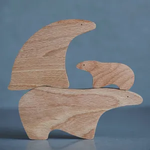 Дерев'яні ведмедики