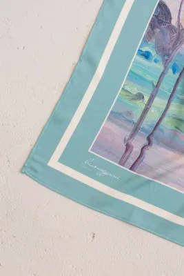 Хустка "Рожевий вечір" S