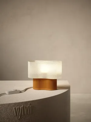 Світильник « Wave Lamp » біло-жовтого кольору