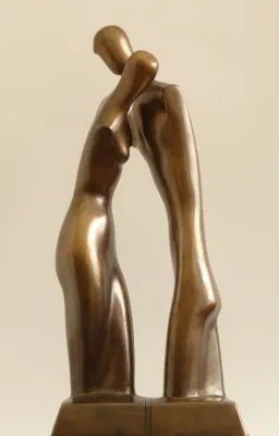 Володимир Одрехівський "Зустріч" 40х18х13 см, бронза, 1991, 6/8
