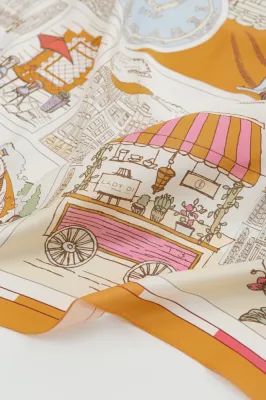 Хустка "Подих міста" 43*43 см