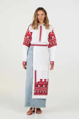 Фартух Городоцький шов білий