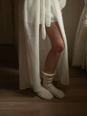 Шкарпетки Cozy з вовни - Milk 36-39