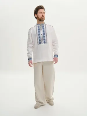 Сорочка чоловіча Кропивничина біла