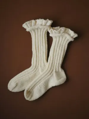 Шкарпетки Cozy з вовни - Milk 36-39