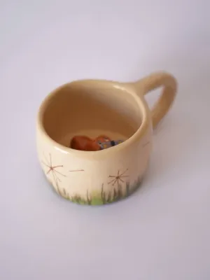 Горнятко "песик з метеликом"