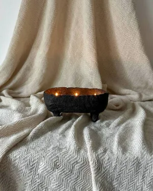 Свічка ванна чорна