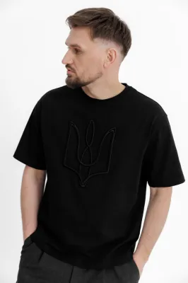 Футболка "Тризуб" чорна
