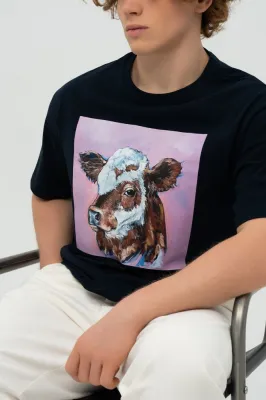 Футболка "Неня" синій 