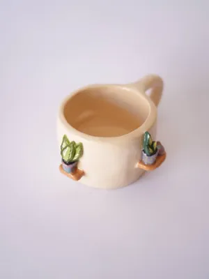 Горнятко "Поличка з вазонами"