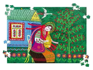 Пазл дерев'яний "Катерина співає пісню про Україну"