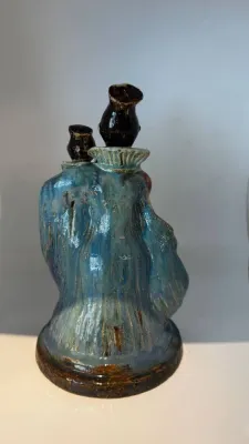 "Мадонна", шамот, емалі, 30/18/18, 2025