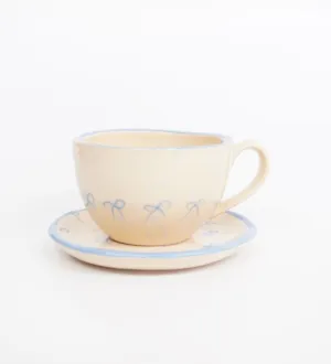 Набір "Коргі в блакитних бантиках"