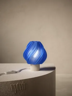 Світильник «Spiral Lamp» біло-блакитного кольору