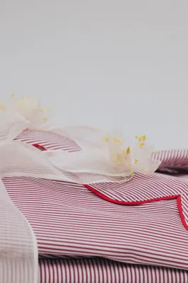 Сорочка “Морозник” бордова смужка