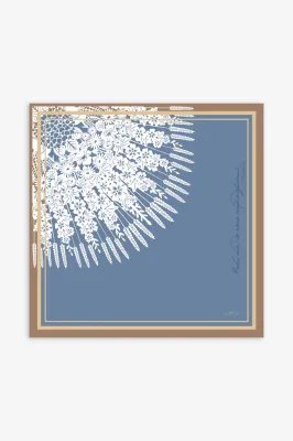 Хустина "Колосся синє" 93*93 см