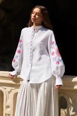 Блузка жіноча Чари біла