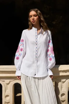 Блузка жіноча Чари біла