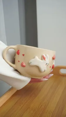 Набір "Кролик з сердечками"