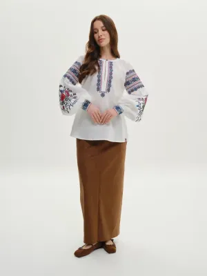 Блузка жіноча Кропивничина біла