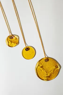 Підвіс великий. Колір: Жовтий