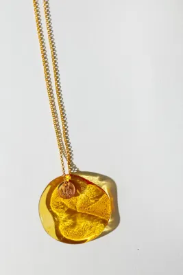 Підвіс малий печенько. Колір: Жовтий