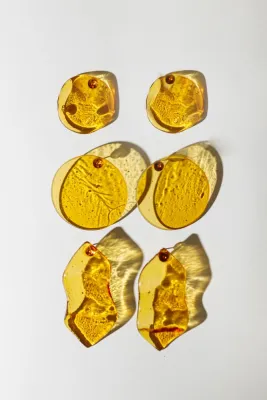 Сережки рибки. Колір: Жовтий