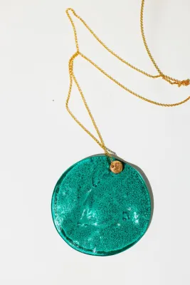 Підвіс великий. Колір: Аквамарин