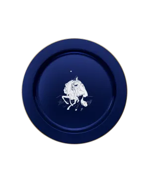 Тарілка "Характерник Остап" (синя)