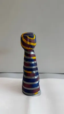 Янгол щастя (шамот, поливи, 2024р. 33 см)