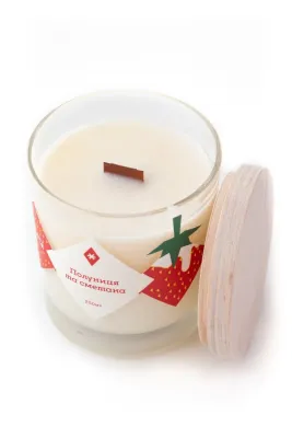 Свічка "Полуниця та сметана" 250 мл