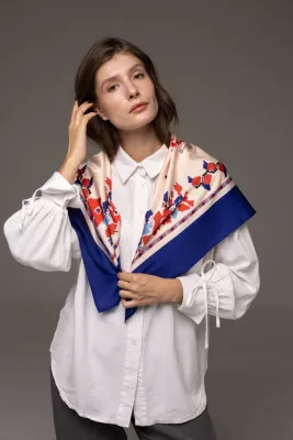 Хустка "Перегінське" синя S