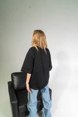 Футболка "Архівні сенси" чорна (бавовна 95%, еластан 5%)