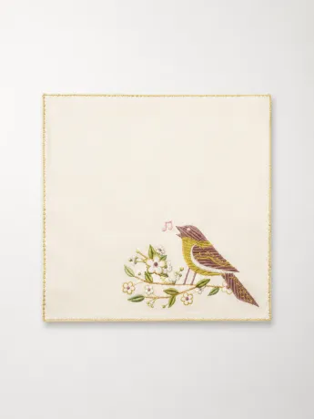 Серветка "Соловей" айворі
