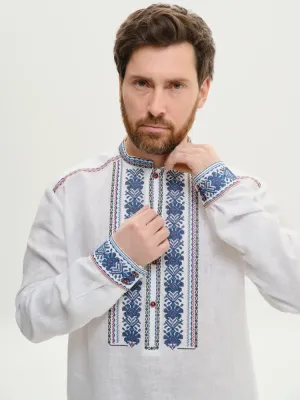 Сорочка чоловіча Кропивничина біла