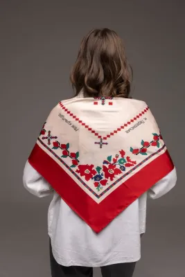 Хустка "Перегінське" червона S