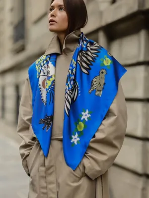 OLIZ Шовкова хустка "Леопарди" Поліни Райко