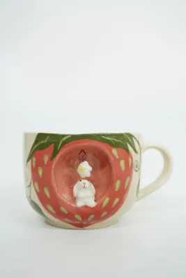 Горнятко "Полуничний зайчик"