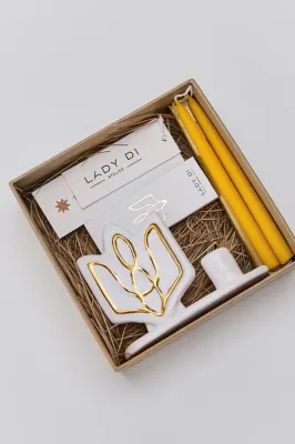 «Набір свічник Тризуб» 