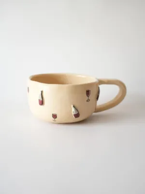 Горнятко "Щурики-подруги з вином"