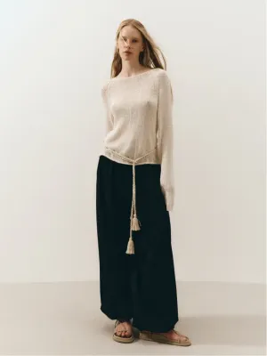 Пояс ручної роботи Harmony - Milk