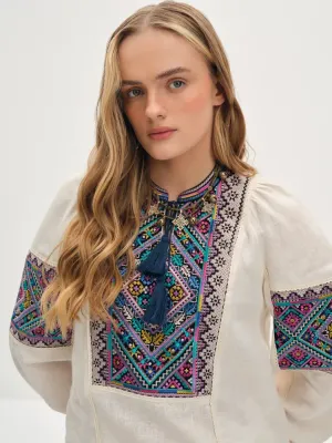 Блузка жіноча Черемош айворі 