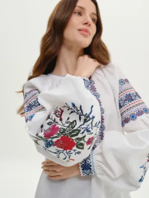 Блузка жіноча Кропивничина біла