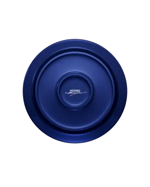 Тарілка "Відьма з гусами" (синя)