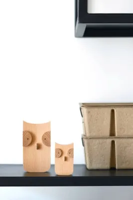 Дерев'яна фігурка сови (менша)