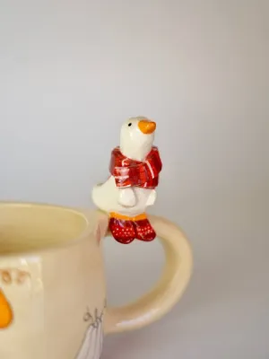 Горнятко "Гусочка в шарфику"