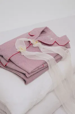 Сорочка “Морозник” бордова смужка