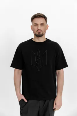 Футболка "Тризуб" чорна