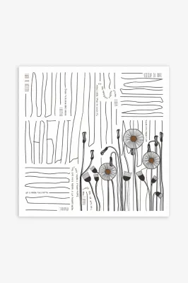 Хустина "Шепіт кульбаб" 43*43 см