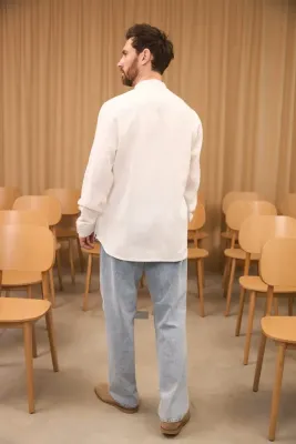 Сорочка чоловіча Полонина біла